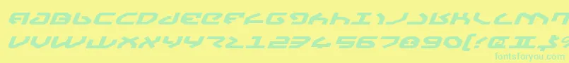 Więcej informacji o czcionce Yahrenv2ei Czcionka Yahrenv2ei – zielone czcionki na żółtym tle