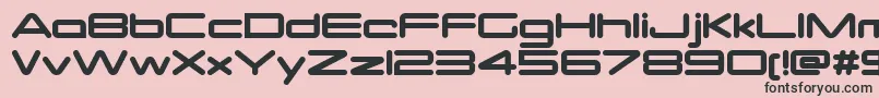 OtomoRound Font – Black Fonts on Pink Background