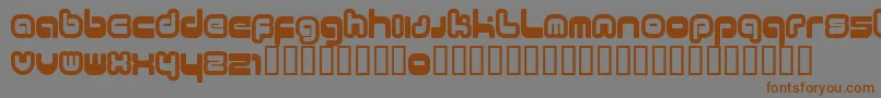 Шрифт 11.20 – коричневые шрифты на сером фоне