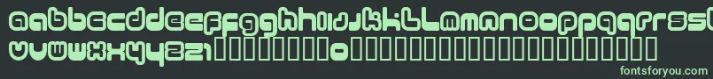 フォント11.20 – 黒い背景に緑の文字