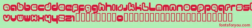 11.20 Font – Red Fonts on Green Background