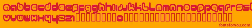 Fonte 11.20 – fontes vermelhas em um fundo laranja