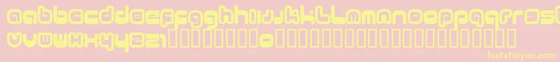 11.20 Font – Yellow Fonts on Pink Background