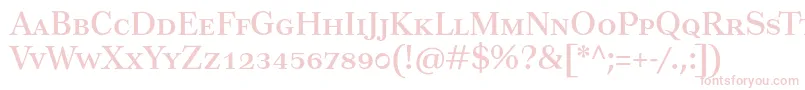 Tusartextsc Font – Pink Fonts on White Background