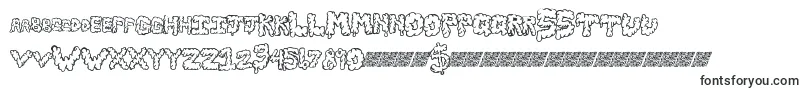 Slimebawls-Schriftart – Bleistiftschriften