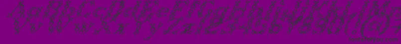 Saiba mais sobre a fonte TribouItalic Fonte TribouItalic – fontes pretas em um fundo violeta