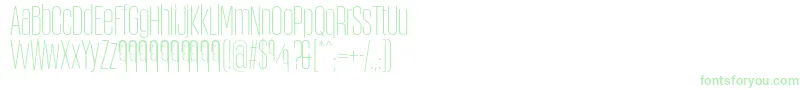 ObcecadaSansFfp-Schriftart – Grüne Schriften