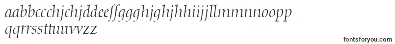 DiotimaItalicOldstyleFigures-fontti – korsikankieliset fontit