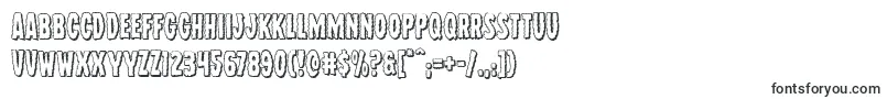 Шрифт Wolfbrothers3D – прямые шрифты