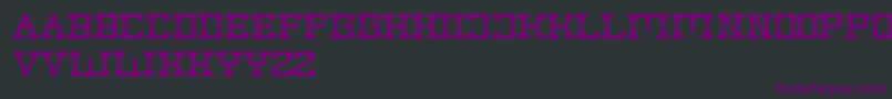 フォントPostRock – 黒い背景に紫のフォント