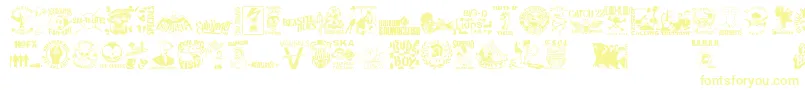 StencilPunksDings Font – Yellow Fonts