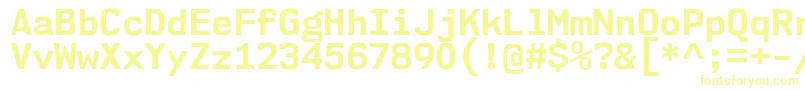 Nk57MonospaceNoBd Font – Yellow Fonts