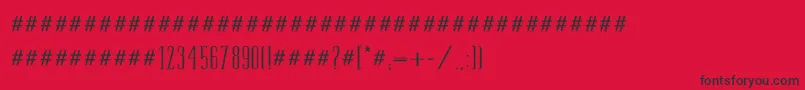 Tamimed Font – Black Fonts on Red Background
