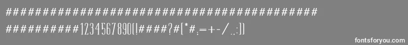 Tamimed Font – White Fonts on Gray Background