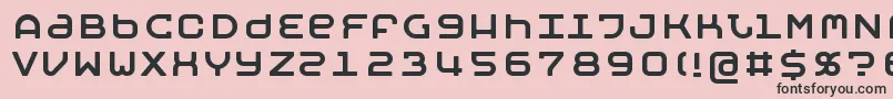 MobyRegular Font – Black Fonts on Pink Background