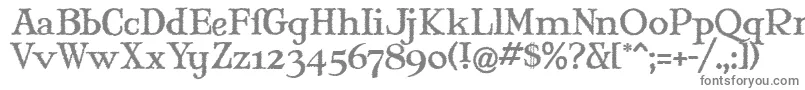 Maryjwi Font – Gray Fonts on White Background