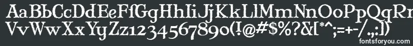 Шрифт Maryjwi – белые шрифты
