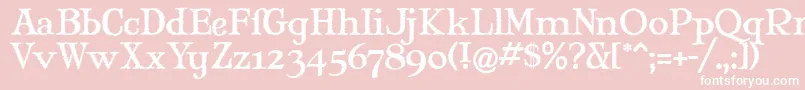 Maryjwi Font – White Fonts on Pink Background