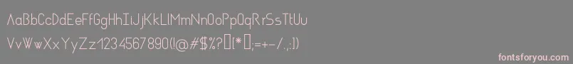 fuente AsgaltRegular – Fuentes Rosadas Sobre Fondo Gris