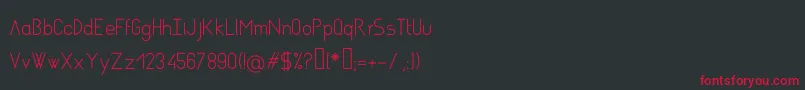 AsgaltRegular Font – Red Fonts on Black Background