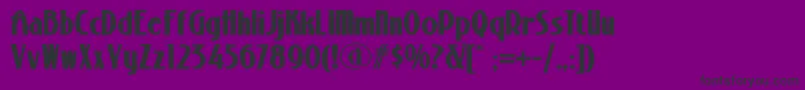 StonyislandnfBold Font – Black Fonts on Purple Background