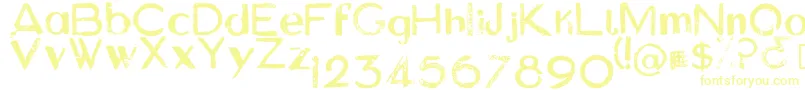 AsylumRegular Font – Yellow Fonts