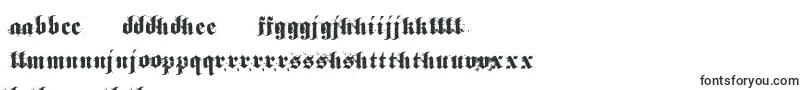 Czcionka Gothical – czcionki n'yanja