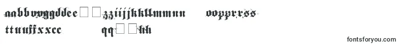 Fonte Gothical – fontes uzbeques