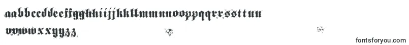 Шрифт Gothical – средневековые шрифты