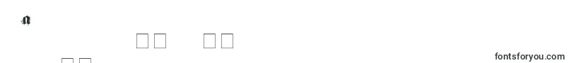 Gothical-Schriftart – kirgisische Schriften