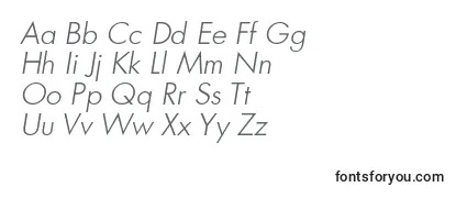 AFuturicabsLightitalic Font