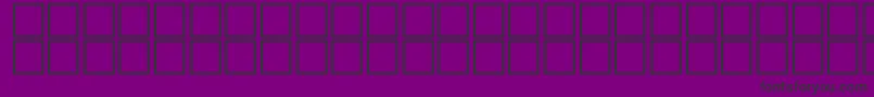 AlBsherOutline-Schriftart – Schwarze Schriften auf violettem Hintergrund