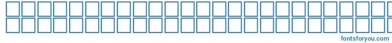 AlBsherOutline Font – Blue Fonts on White Background