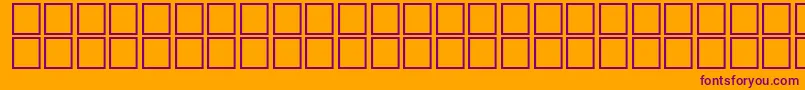 Fonte AlBsherOutline – fontes roxas em um fundo laranja