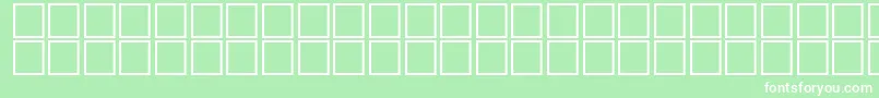 AlBsherOutline Font – White Fonts on Green Background