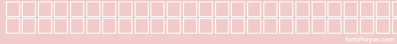 fuente AlBsherOutline – Fuentes Blancas Sobre Fondo Rosa