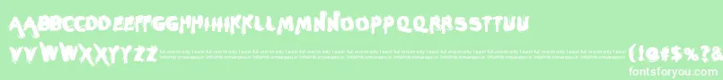 Sleeperzzz Font – White Fonts on Green Background