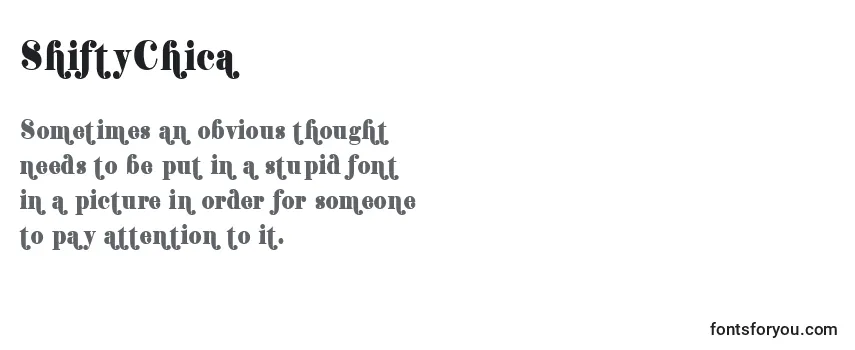 ShiftyChica Font