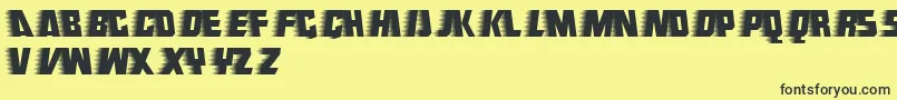 Endeavour Font – Black Fonts on Yellow Background