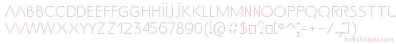 SsAdec2.0Text Font – Pink Fonts on White Background