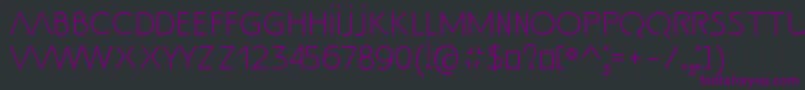 SsAdec2.0Text Font – Purple Fonts on Black Background
