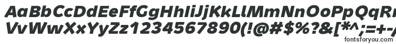 MetronMediumProBoldItalic-fontti – Insinöörifontit