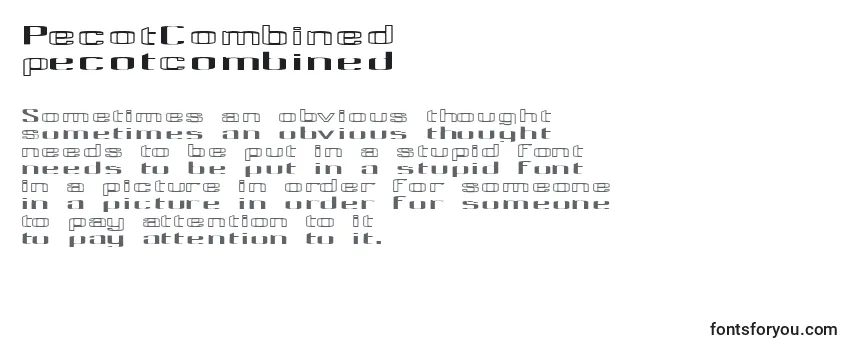 Review of the PecotCombined Font