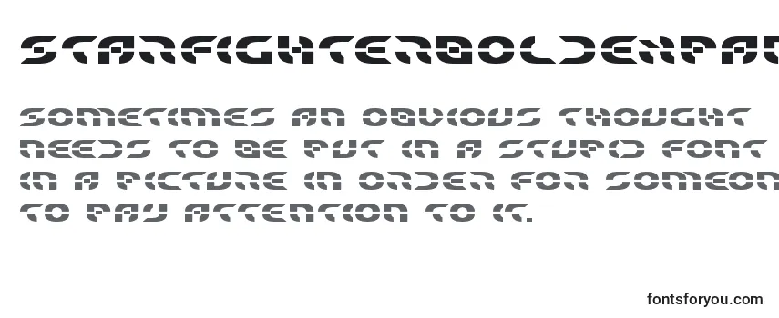 Schriftart Starfighterboldexpand