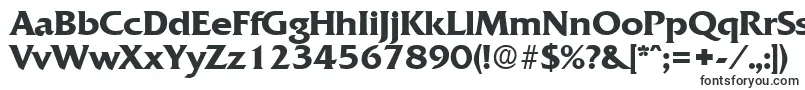 QuadratDemibold-fontti – Serifeillä varustetut fontit