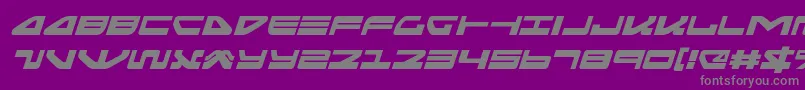 Шрифт Seariderfalconexpandital – серые шрифты на фиолетовом фоне