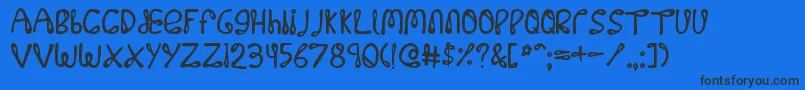 More about 32768no Font 32768no Font – Black Fonts on Blue Background