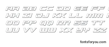 Gunship3Dital Font