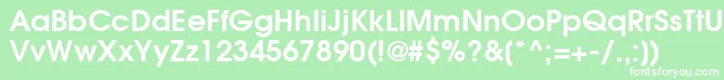 ItcAvantGardeGothicLtDemi Font – White Fonts on Green Background