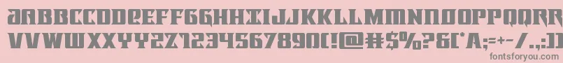 Lifeforce Font – Gray Fonts on Pink Background